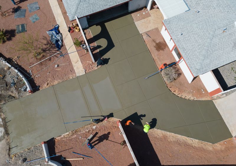 Concrete Driveway Pouring