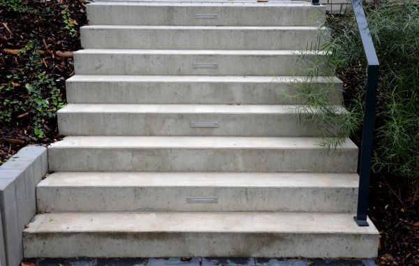 Poured Step Installation in Carson City
